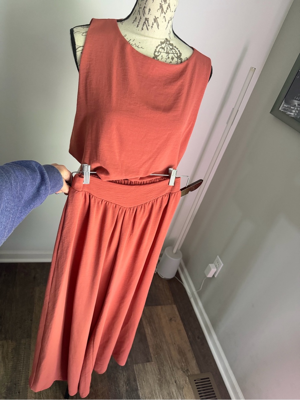 Tyche top & pants set Sz S NWT